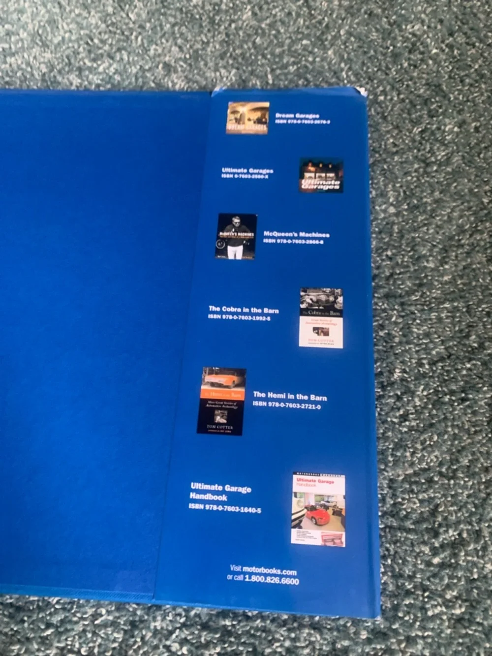 Ford Motor City Dream Garages Coffee Table Book - White/Blue Cover